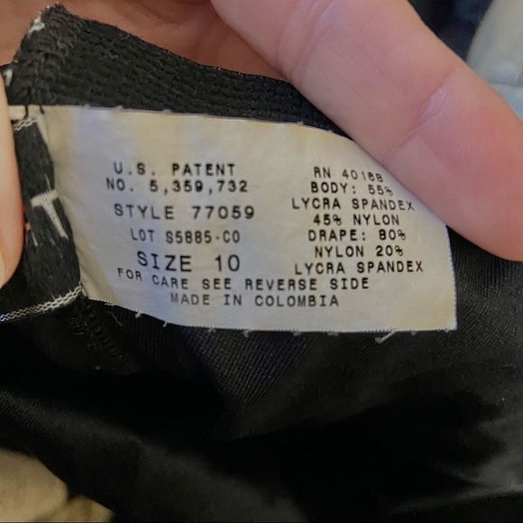 Trimshaper One Piece Black Swimsuit - Picture 8 of 8